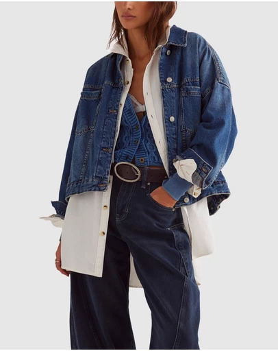 Free People - Opal Swing Denim Jacket