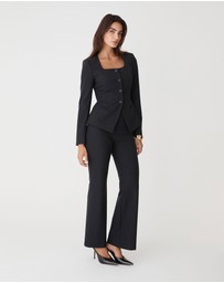 Forcast - Thea Scoop Neck Blazer