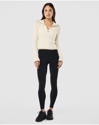 P.E Nation - Ignite Zip Neck Knit