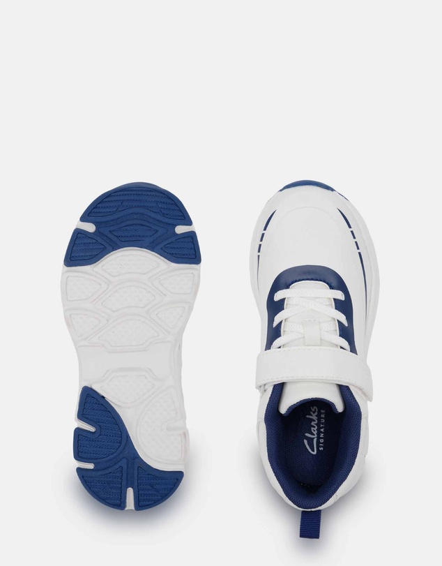 Clarks - Spirit White/Blue