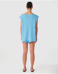 Arcaa - Poppy Tie Side Top