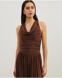 Atmos&Here - Hera Mesh Maxi Dress