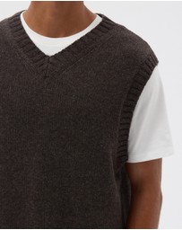 AERE - V-Neck Wool Vest