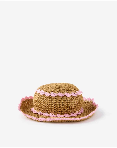 Cotton On Kids - Kids Crochet Bucket Hat