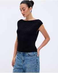 Minima Esenciales - Nalu Organic Cotton Cashmere Blend Knitted Top