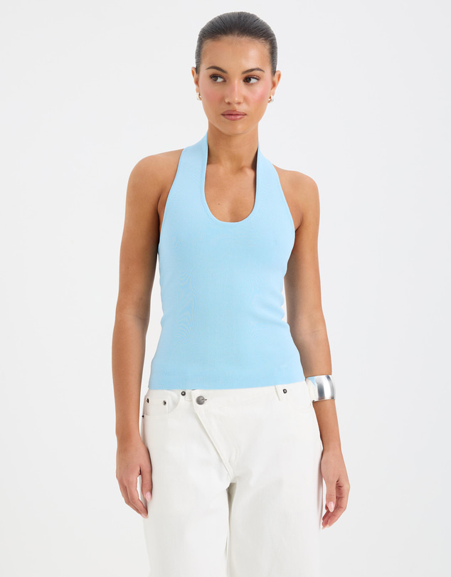 Calli - Jamie Sculpt Knit Halter Top