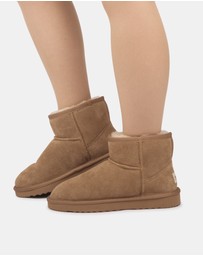 AusWooli Ugg Boots - Bondi Short Sheepskin Ankle Boot