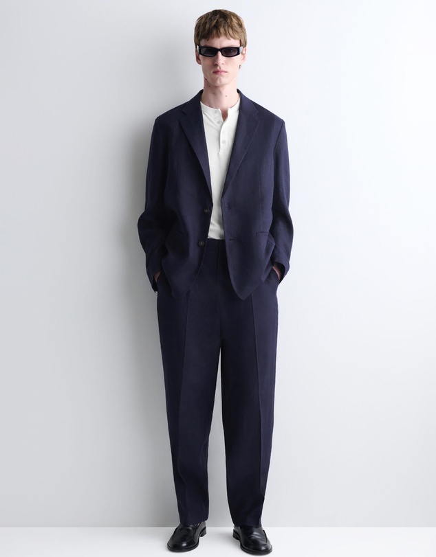 COS - Relaxed Linen Tapered Trousers