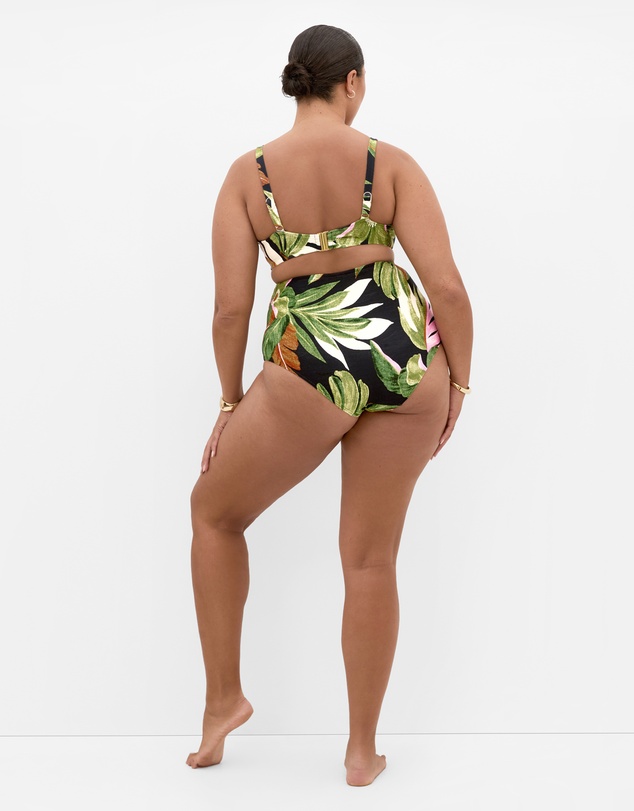 City Chic - Paradiso Print Underwire Bikini Top