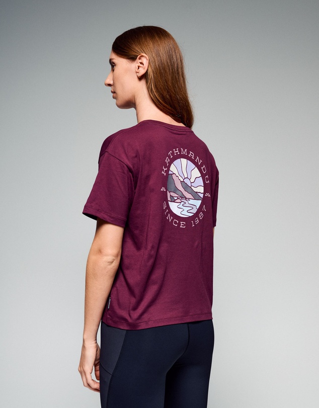 Kathmandu - Sunburst Logo Organic Cotton Tee