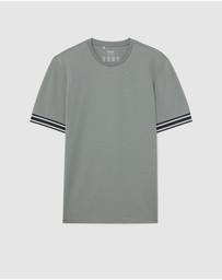 Politix - Curtis Travel Striped Pique Tee