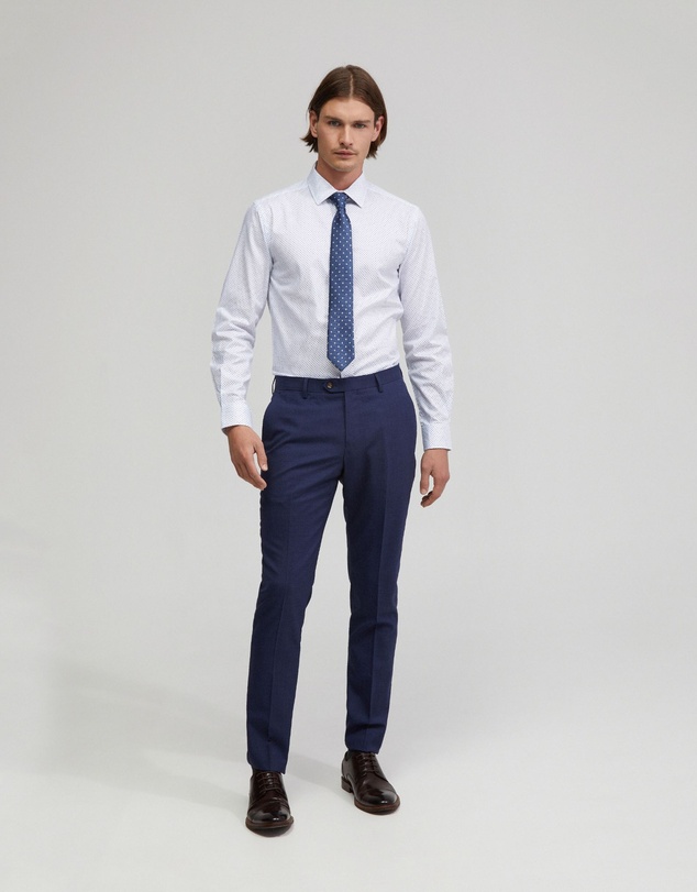 Oxford - Beckton Cotton Dotted Shirt