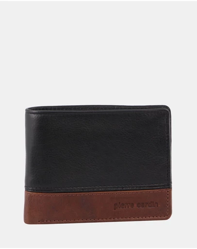 Pierre Cardin - Pierre Cardin Leather 2-Tone Men's Tri-Fold Wallet