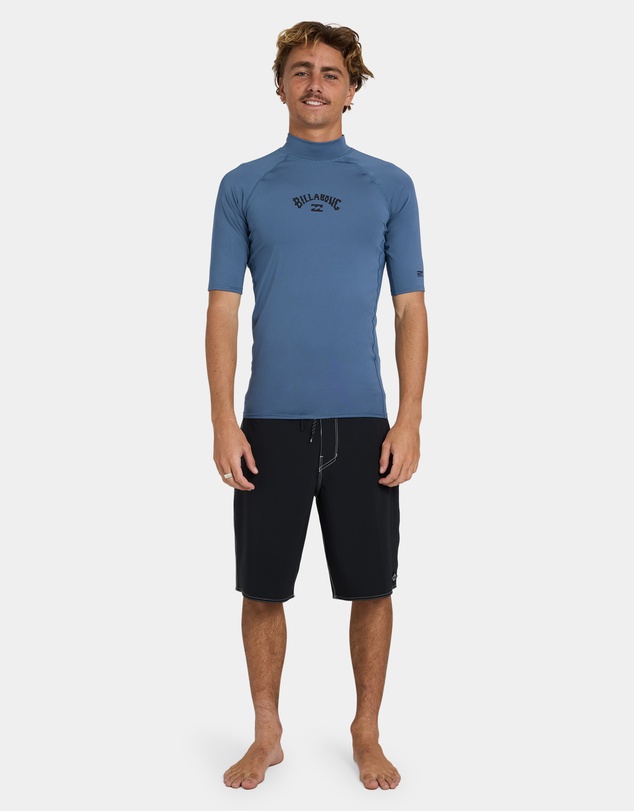Billabong - Mens All Day Arch Performance Fit Short Sleeve Rashguard
