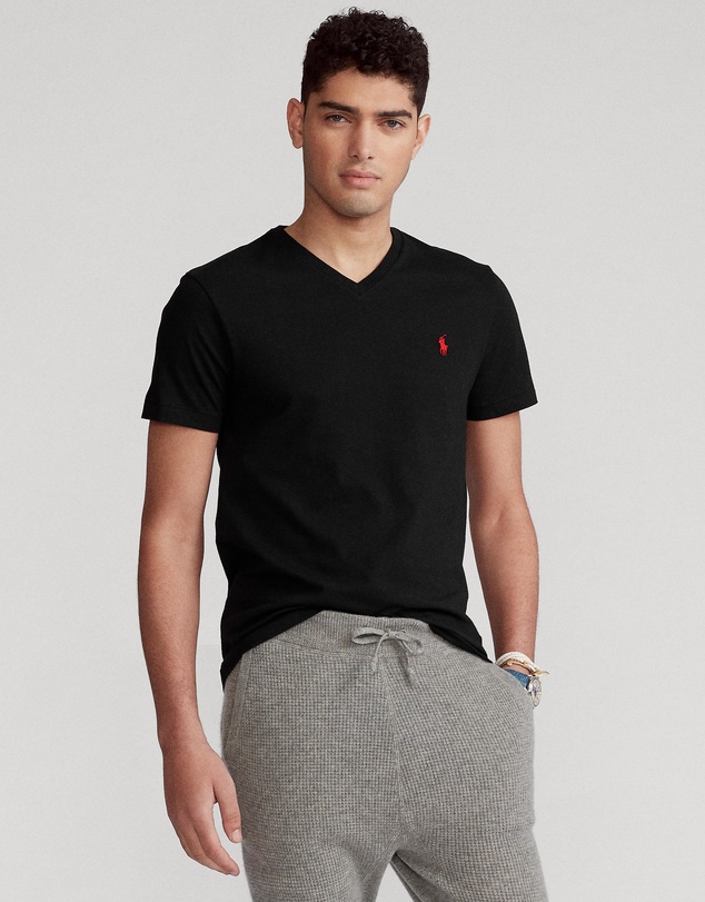 Polo Ralph Lauren - ICONIC EXCLUSIVE - Custom Slim V-Neck T-Shirt