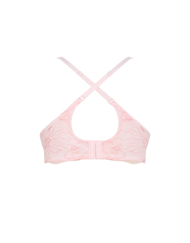 City Chic - Plus size Martine Uplift Bra - pink icing