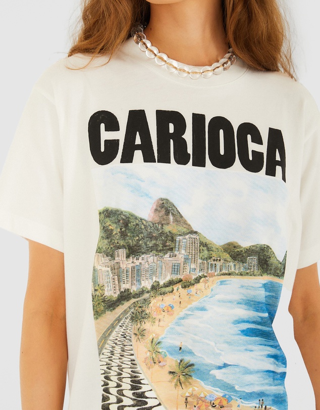 Farm Rio - Landscape Carioca Relaxed T-Shirt