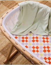 Sheet Society - Leo Washed Cotton Baby Fitted Sheet