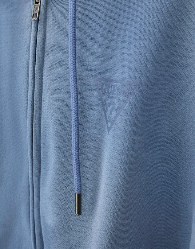 GUESS Originals - GUESS Originals Triangle Logo Zip-Up Hoodie