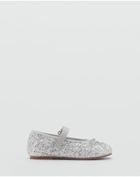 M.N.G - Glitter Ballet Shoes - Babies-Kids
