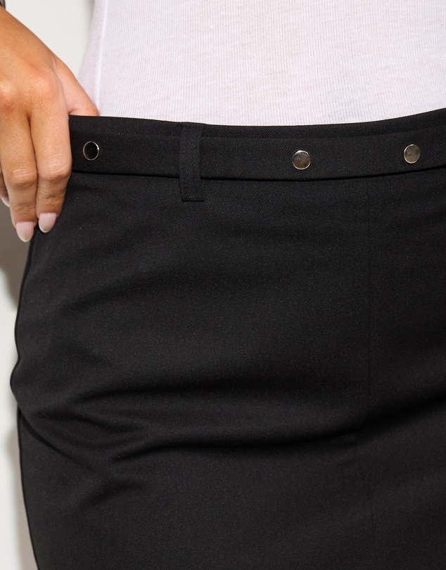 Dazie - Jonah Studded Belt Mini Skirt