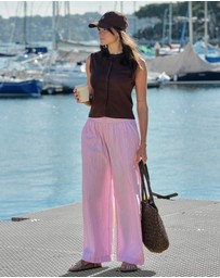 Ceres Life - Lyla Button Through Rib Tank