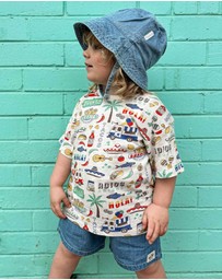 Purebaby - Pull on Denim Short -Kids-Babies