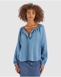 CAMIXA - Poem Linen Blouse