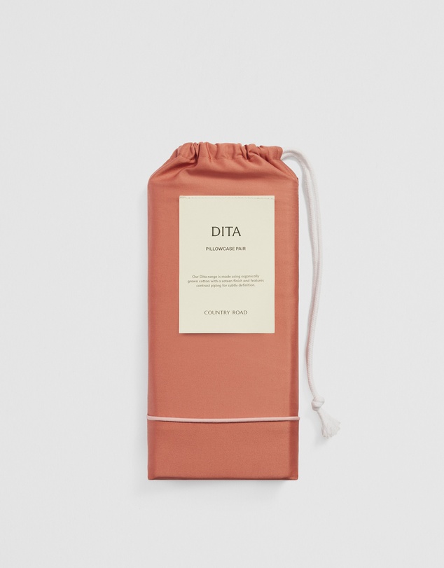 Country Road - Dita Organically Grown Cotton King Pillowcase Pair