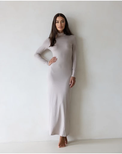 Mod Squad - Luxe Long Sleeve Slip Dress Base Layer