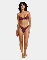 RVCA - Womens Chevy Gro Bikini Bottom