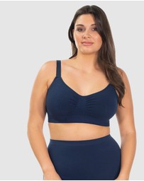 B Free Intimate Apparel - Wire-free Bamboo Padded Bra (B-C-D-DD-E-F-G-H) Cup