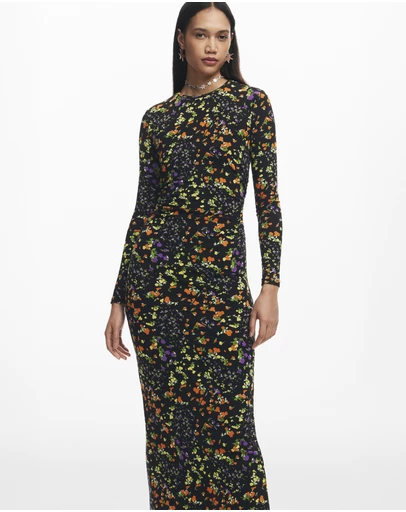 Desigual - Slim floral dress