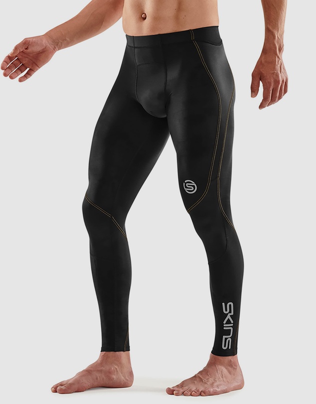 SKINS - SKINS Compression Men's Series-3 Clothing 400 Long Tight Black/Yellow
