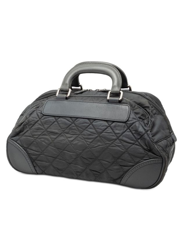 Pre-Loved by Azura Reborn - Pre-Loved Paris New York Quilted Nylon Duffle Handbag