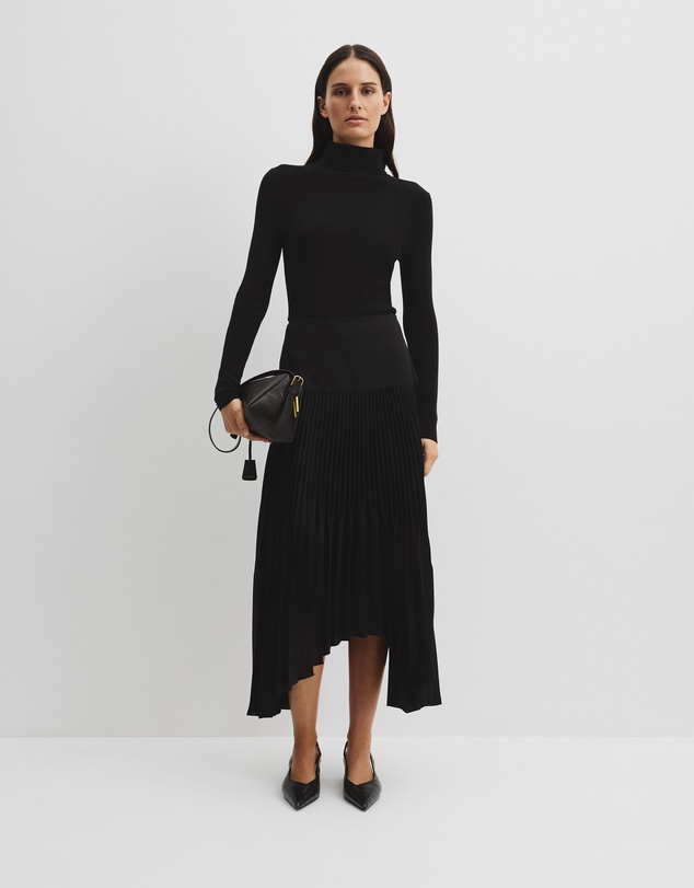 Country Road - Plisse Midi Skirt