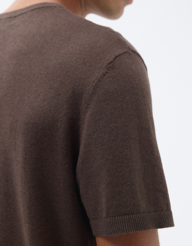AERE - Cotton Cashmere Knit T-Shirt