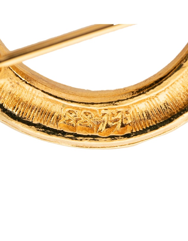Pre-Loved by Azura Reborn - Pre-Loved Gold Plated Rue Cambon Tag Brooch