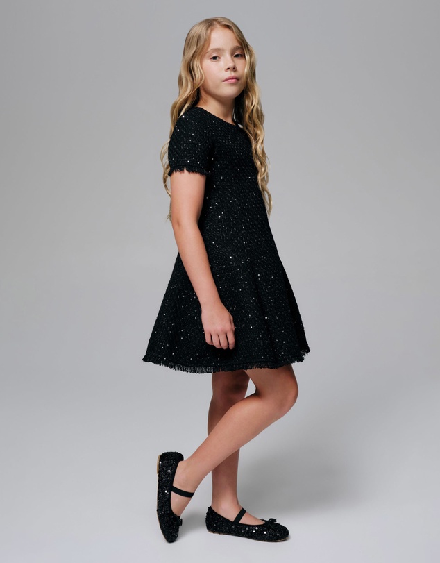 Bardot Junior - Ava Boucle Mini Dress - Kids-Teens