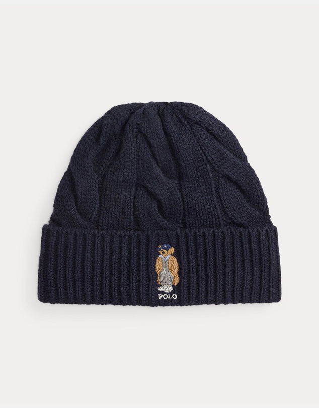 Polo Ralph Lauren - Polo Bear Cable Wool-Blend Beanie