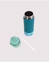 The Somewhere Co - Jade Green Swirl Bottle 500ml
