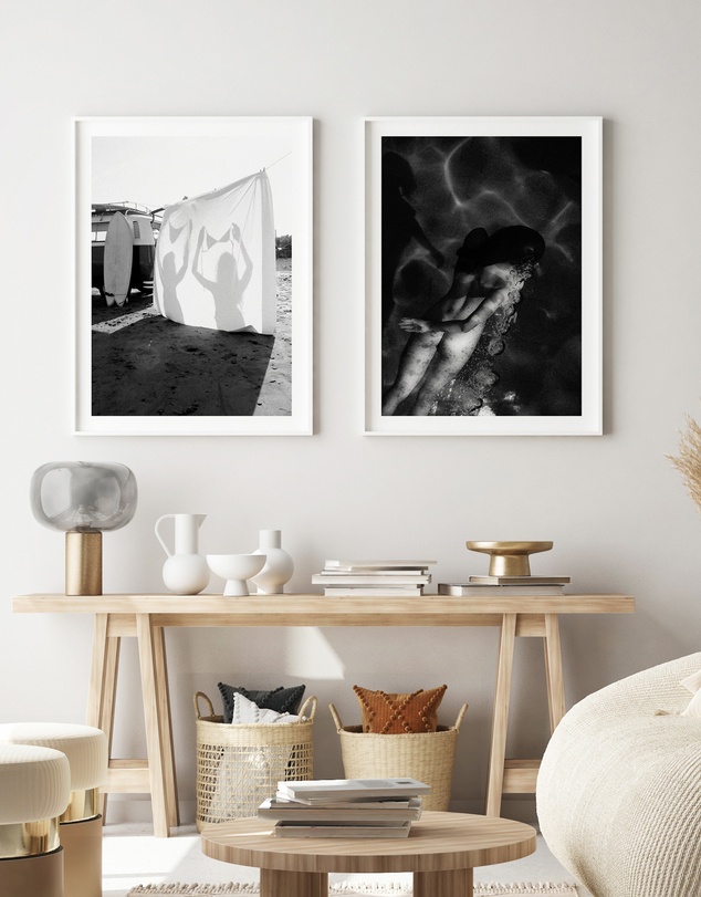 Olive et Oriel - Born Free by Mario Stefanelli Art Print