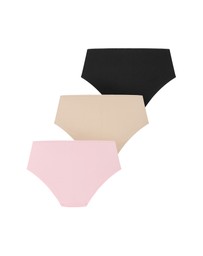 City Chic - Luxe Cotton 3 Pack Boyleg