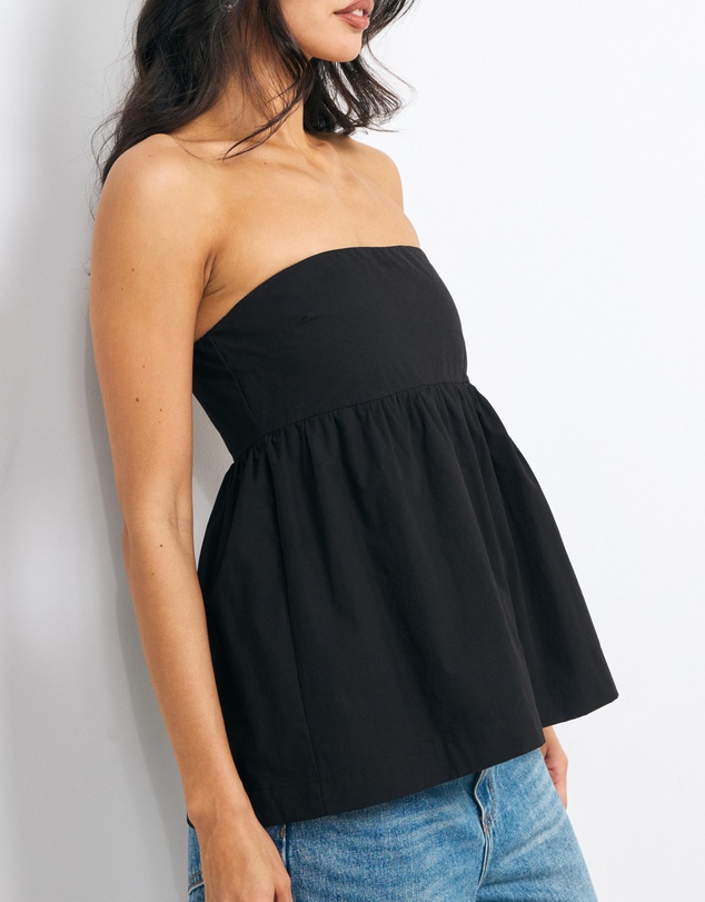 AERE - Sofia Removable Strap Bandeau Top