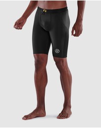 SKINS - SKINS Compression Men's Series-3 Running/Gym Half Tight Black