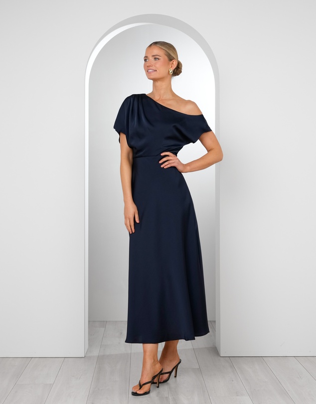 Pilgrim - Kira Asymmetric Neck Dress
