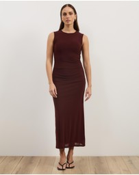 Atmos&Here - Nikkola Mesh Midi Dress