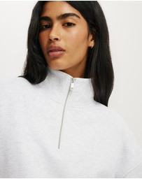 Cotton On - Quarter Zip Sweatshirt