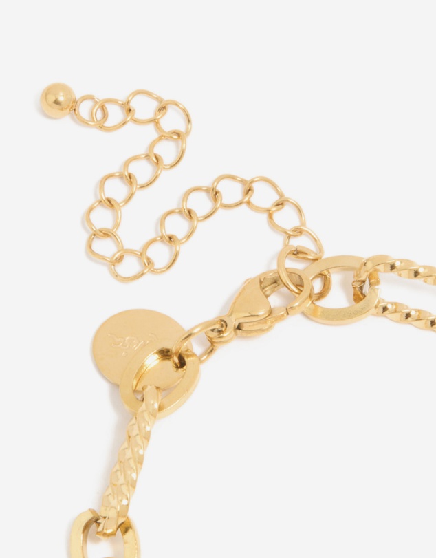 Lovisa - Waterproof Gold Plated Stainless Steel Multi-Link Chain Bracelet