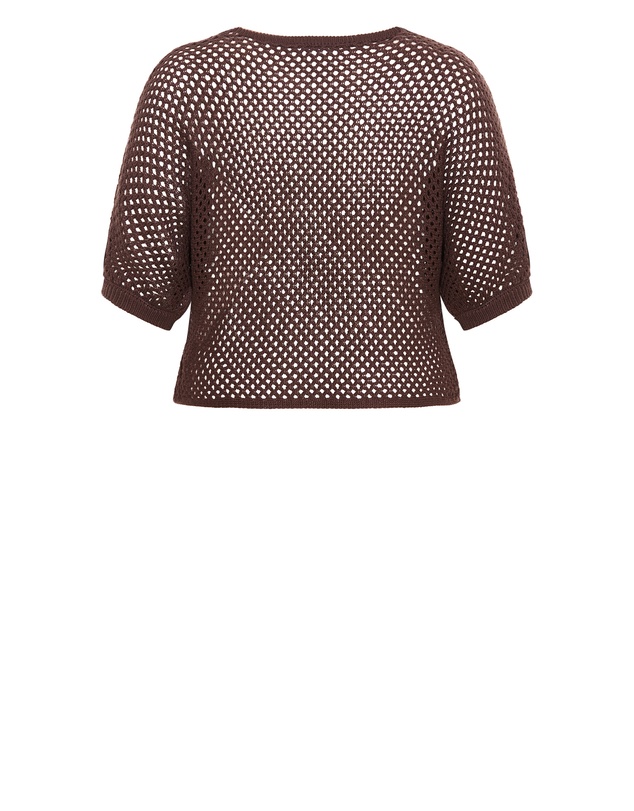 City Chic - Plus size Crochet Knit Top